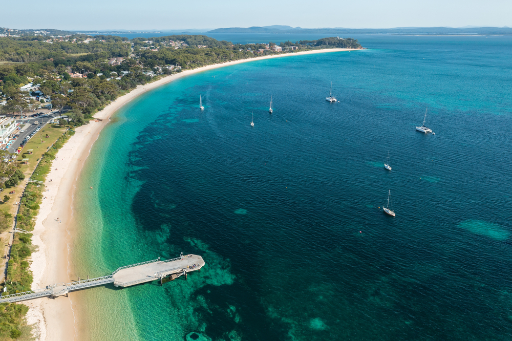 aerial-drone-view-blue-water-paradise-gleefulgibbons